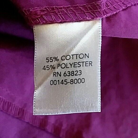 Christopher & Banks small button front collared shirt pre owned - Picture 4 of 5